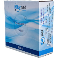 Кабель SkyNet Light FTP outdoor 4x2x0,46, медный, FLUKE TEST, кат.5e, однож., 100 м, box, черный CSL-FTP-4-CU-OUT/100