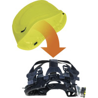 Защитная каска из ABS Delta Plus BASEBALL DIAMOND V UP лимонного цвета DIAM5UPJAFL