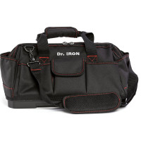 Сумка для инструмента с пластиковым дном с ремнем Dr.IRON 420x235x250 мм DR1022