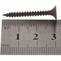 Саморез Саморезик 3.5х32 гипсокартон/металл, частый шаг резьбы, оксид. 1000шт SW/GM-3.5х32-1000