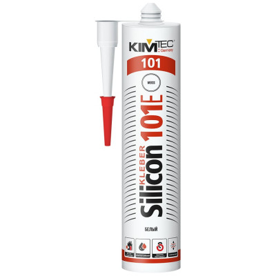 Силиконовый герметик KIM TEC белый 101Е 280мл 02-01-31