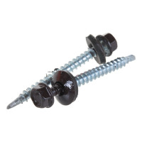 Кровельный саморез Саморезик 4,8х51 RAL8017 коричневый шоколад 150шт SKRAL8017-4,8х51-150