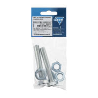 Болт с шестигранной головкой оцинкованный Zitar DIN933 М12x70 + гайка + шайба 2 шт - пакет 136925