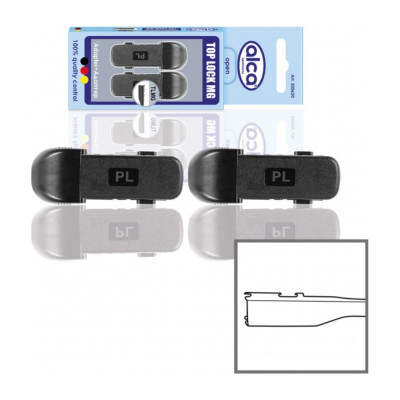 Адаптеры для щеток Alca TOP LOCK MG (JWB071) комплект 2 шт. 300620