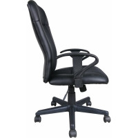 Компьютерное офисное кресло BRABIX Optima MG-370, с подлокотниками, эко кожа, ткань 531580