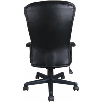 Компьютерное офисное кресло BRABIX Optima MG-370, с подлокотниками, эко кожа, ткань 531580