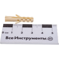 Нейлоновый дюбель ЕВРОПАРТНЕР PND-6 6х30mm, 100 шт 76082034