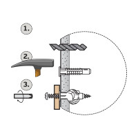 Универсальный нейлоновый дюбель ЕВРОПАРТНЕР PDU N 5х25 с шурупом 3,5х30 Zn 30 шт. 1 0477 1