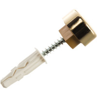 Комплект крепление для зеркала ЕВРОПАРТНЕР золото, гладкое 87652