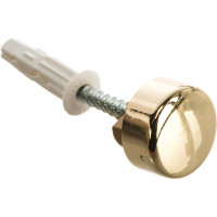 Комплект крепление для зеркала ЕВРОПАРТНЕР золото, гладкое 87652