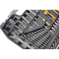 Набор инструмента 1/2 Dr и 1/4 Dr 120 предметов KRAFT KT 700679