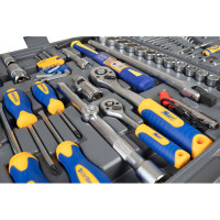 Набор инструмента 1/2 Dr и 1/4 Dr 120 предметов KRAFT KT 700679