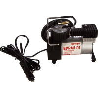 Металлический компрессор 30л/мин в прикуриватель SKYWAY БУРАН-01 Hi-tech 10атм S02001002
