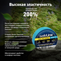 Изолента Safeline Auto МИНИ ролик 15/5 синий 22897
