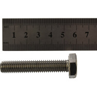 Болт с шестигранной головкой, с полной резьбой ЕВРОПАРТНЕР DIN 933 нержав. сталь, 10х50 мм, 2 шт. G2 1050 1