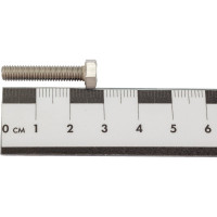 Болт с шестигранной головкой, с полной резьбой ЕВРОПАРТНЕР DIN 933 нержав. сталь, 5х25 мм, 6 шт. G2 3325 1