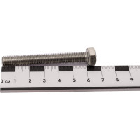 Болт с шестигранной головкой, с полной резьбой ЕВРОПАРТНЕР DIN 933 нержав. сталь, 8х60 мм, 2 шт. G2 3286 1