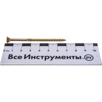 Конструкционный шуруп для дерева с фрезой ЕВРОПАРТНЕР потай, ж/п Torx 20 4.0х70, 10 шт. 15 0024 7