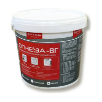 Акриловый противопожарный герметик ОГНЕЗА ВГ ведро 3 кг, цвет красный 105033