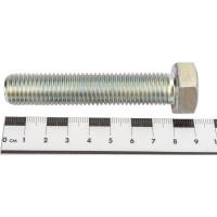 Болт Стройметиз М16х80 DIN 933, класс прочности 8. 8, цинк уп. 10 шт коробка 3025145