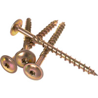 Шуруп Rusconnect CT 10120 с/нарез. д/дерева, прессшайба 10х120 50 шт. Желтый цинк 321012