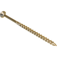 Шуруп Rusconnect CS 06120 с/нарез. д/дерева, потай, 6х120, 100 шт. Желтый цинк 310612