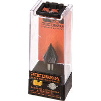 Фреза пазовая галтельная V-образная серия 1004 (20x17 мм; угол 60 град; хвостовик 8 мм) Росомаха 800408