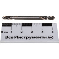 Сверло по металлу двухстороннее (10 шт; 4.1x13х55 мм) Росомаха 700041