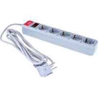 Сетевой фильтр Союз ПВС 3*0,75 серый 3м 1329