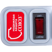 Сетевой фильтр Союз ПВС 3*0,75 серый 3м 1329