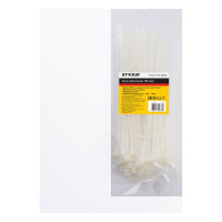 Хомут STEKKER NYCT47-300 нейлоновый 4.7x300 мм d пучка max 82 мм нагрузка 22 кг белый 32787