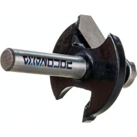 Фреза кромочная конусная с нижним подшипником серия 1022 (40x18 мм; 45 градусов; хвостовик 8 мм) Росомаха 802204