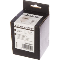 Донный клапан CLEVER QUICK-CLAC LEO 1-1/4" матовый белый 60701