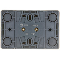 Розетка ЭРА 11-2205-02 2х2P E Schuko, 16A-250В, IP20, ОУ, Эксперт, сл.кость Б0020692