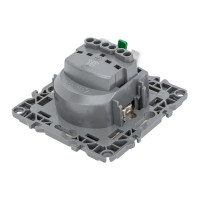 Розетка ЭРА 12-2001-04 2P E Schuko, 16A-250В, IP20, без м.лапок, 12, шампань Б0014684