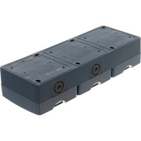 Розетка ЭРА 11-2406-03 3х2P E IP54, шторки, 16A-250В, ОУ, серый Б0020723