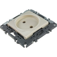 Розетка ЭРА 12-2005-02 2P, 16A-250В, IP20, без м.лапок, 12, слоновая кость Б0018982