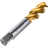 Метчик M18x2,5 HSS M2 TiN спиральный ПрофОснастка №464 арт. 50221064