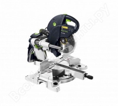 Festool пила торцовочная с механизмом протяжки ks 120 reb 575302