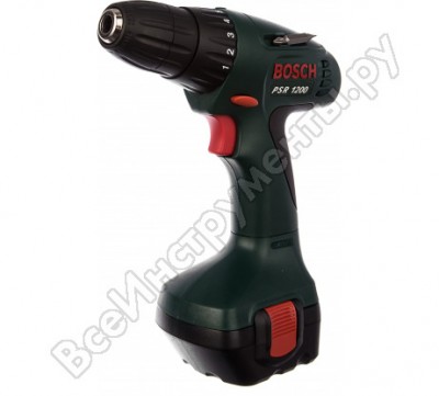 Bosch акционный набор шуруповерт psr 1200 + 2. акк. + кейс 0603944551