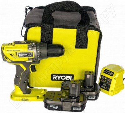 Компактная дрель-шуруповерт Ryobi ONE+ R18DD3-213S 5133003352