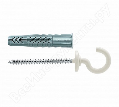 Fischer ux 8x50 rh n дюбель с полукольцом 25шт 94412