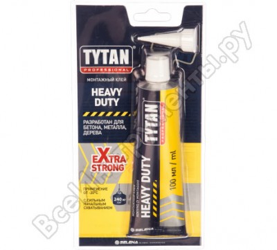 Tytan professional heavy duty клей монтажный, каучуковый 100мл 23714