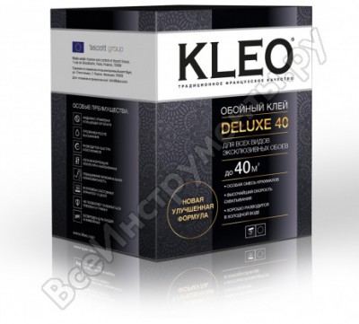 Kleo клей для эксклюзивных обоев, сыпучий 072 deluxe 40