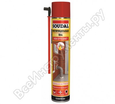 Soudal многофункциональная пена трубочная 750 мл. 134522