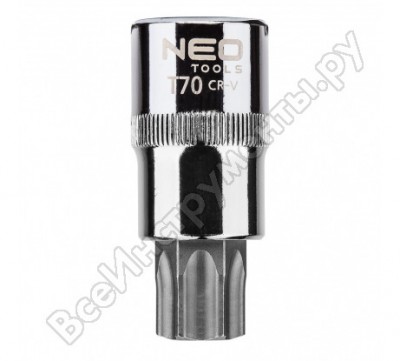 Neo tools головки сменные с насадкой torx 1/2 t70 x 55 мм 08-759