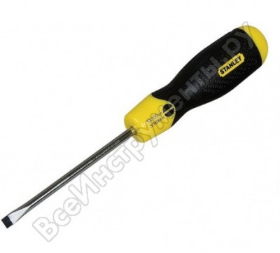 Stanley отвертка cushion grip прямой шлиц 3x75 мм 0-64-924