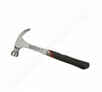 Hart цельнометаллический молоток с гвоздодером 450g hh16sch 5132003384
