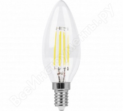 Feron лампа светодиодная, 5w 230v e14 2700k, lb-68 25651