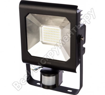 Эра светодиодный прожектор lpr-50-6500к-м-sen smd pro б0028665
